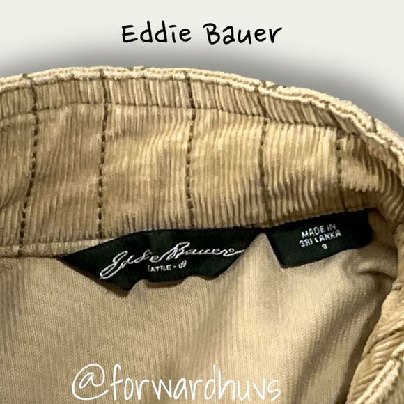 Eddie Bauer Tan Corduroy Jacket Size Small - Picture 6 of 11